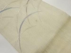 紗 露芝模様織出し名古屋帯